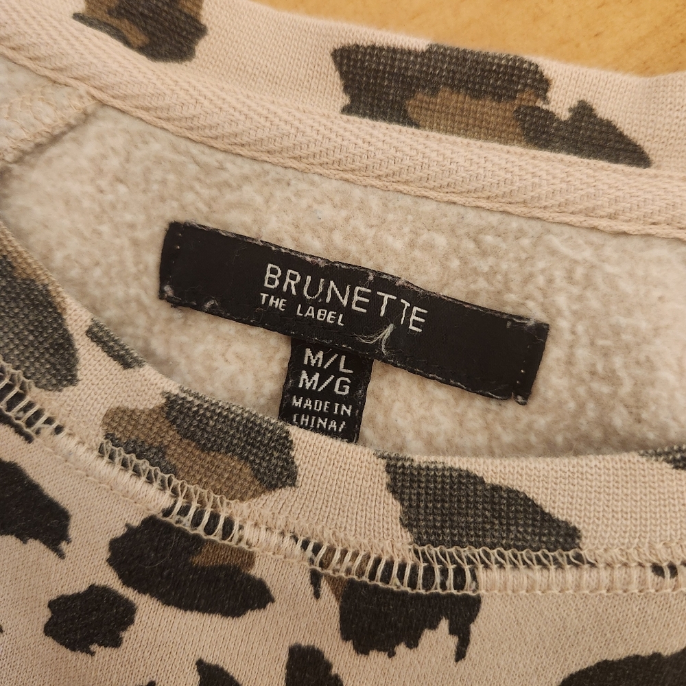 Brunette The Label leopard sweatshirt - Picture 6 of 6